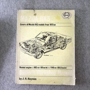 Mazda RX-3 Haynes Owner’s Workshop Manual 1972+ 982cc 1146cc Wankel Engine